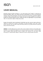 Preview for 2 page of ISON IS-C3100 User Manual