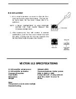 Preview for 4 page of iSP Technologies Vector 112 Owner'S Manual