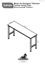 Preview for 1 page of itaia Titanium Garage Table Manual