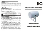 Preview for 1 page of ITC T-770T Owner'S Manual