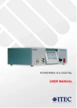 Itec POWERMIX 6/3 DIGITAL User Manual preview