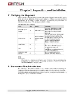 Preview for 8 page of ITech IT6121B User Manual