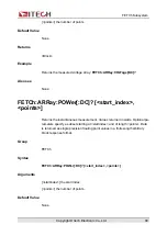 Preview for 112 page of ITech IT8000 Series Programming Manual