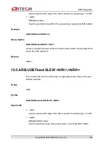 Preview for 172 page of ITech IT8000 Series Programming Manual