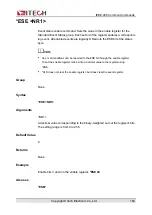 Preview for 177 page of ITech IT8000 Series Programming Manual