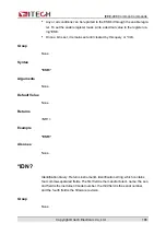 Preview for 179 page of ITech IT8000 Series Programming Manual