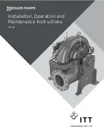 ITT GOULDS PUMPS 3316 Installation, Operation And Maintenance Instructions preview