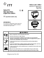 ITT McDonnell & Miller FS1 Series Installation & Maintenance Instructions Manual preview