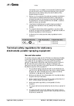 Preview for 6 page of ITW Gema GA2 Operating Instructions And Spare Parts List