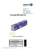 Preview for 1 page of ITW Simco-Ion ThunderION 2.0 User Manual