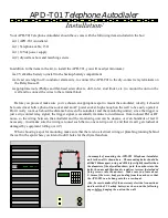 Preview for 3 page of ItWatchDogs APD-T01 Installation & User Manual