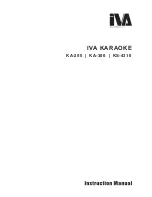 Iva KA-250 Instruction Manual preview