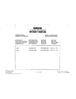 Preview for 1 page of Iveco 8131 I Workshop Manual