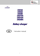 Preview for 1 page of IVRA c-Go 12V/10A Instruction Manual