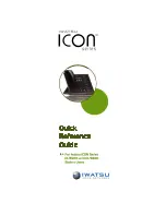 Iwatsu Icon 5800 Quick Reference Manual preview