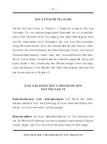 Preview for 9 page of iwc Portugieser Chronograph Rattrapante Operating Instructions Manual