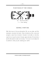 Preview for 18 page of iwc Portuguese chronograph Operating Instructions Manual