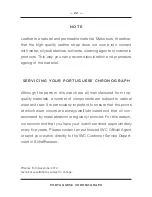 Preview for 22 page of iwc Portuguese chronograph Operating Instructions Manual