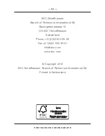 Preview for 64 page of iwc Portuguese chronograph Operating Instructions Manual