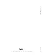 Preview for 68 page of iwc Portuguese chronograph Operating Instructions Manual