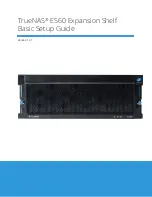 iXsystems TrueNAS ES60 Basic Setup Manual preview