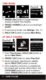 Preview for 6 page of Izzo Golf Swami Manual