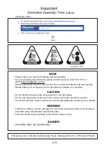 Preview for 2 page of J.Burrows ASHFORD JBASHFMBBK Assembly Instructions Manual