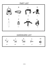 Preview for 3 page of J.Burrows ASHFORD JBASHFMBBK Assembly Instructions Manual