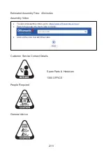 Preview for 2 page of J.Burrows JBSHEF2DOW Assembly Instructions Manual