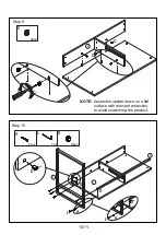 Preview for 10 page of J.Burrows JBSHEF2DOW Assembly Instructions Manual