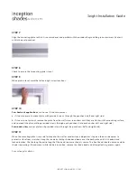 Preview for 2 page of J GEIGER Inception Shades 3eight Installation Manual