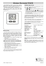 jablotron TP-98TX Quick Start Manual preview