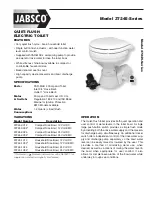 Preview for 1 page of JABSCO 37245 Series Manual