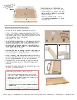 Preview for 2 page of Jack Richeson 880116 Assembly Instructions