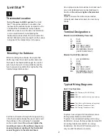 Preview for 2 page of Jackson Systems Limit Stat LSL-HCB Installation Manual