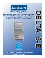 Preview for 1 page of Jackson DELTA 5-E Installation, Operation And Service Manual