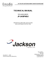 Preview for 1 page of Jackson JP-24BPNSU Technical Manual