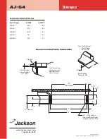 Preview for 6 page of Jackson Vision Series AJ-64 Product Manual