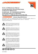 Preview for 1 page of Jacobsen 62282 Maintenance Manual