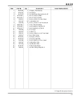 Preview for 63 page of Jacobsen GA 24 Technical Manual