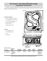 Preview for 4 page of Jacuzzi Alexa Owner'S Manual