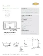 Preview for 2 page of Jacuzzi Allusion 7242 Specification Sheet