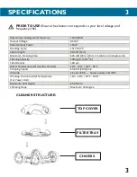 Preview for 3 page of Jacuzzi Comet Operating Manual