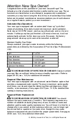 Preview for 3 page of Jacuzzi J - 400 SERIES J - 465 Owner'S Manual