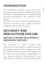 Preview for 3 page of Jaeger-leCoultre 2518140 Manual