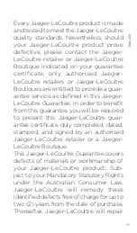 Preview for 39 page of Jaeger-leCoultre HYBRIS MECHANICA CALIBRE 184 Manual