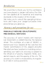 Preview for 3 page of Jaeger-leCoultre POLARIS MARINER MEMOVOX Manual