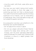 Preview for 6 page of Jaeger-leCoultre POLARIS MARINER MEMOVOX Manual