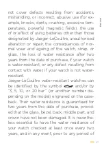 Preview for 19 page of Jaeger-leCoultre POLARIS MARINER MEMOVOX Manual