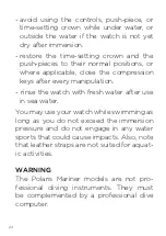 Preview for 6 page of Jaeger-leCoultre Polaris Mariner Manual